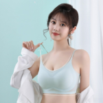 Cloud-Feel Seamless Sports Bra – Thin One-Piece Fixed Cup Wireless Bra for Small Chest Women - Image 10