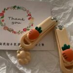 Adorable Carrot-Shaped Stainless Steel Nail Clippers with Straight Edge Blade - Modern Style Nail Trimmer with Cat Claw Pendant - Unscented, Splash-Proof - Image 4