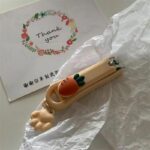 Adorable Carrot-Shaped Stainless Steel Nail Clippers with Straight Edge Blade - Modern Style Nail Trimmer with Cat Claw Pendant - Unscented, Splash-Proof - Image 6