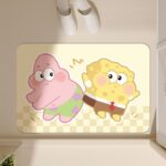 Cartoon Bathroom Mat: Diatomaceous earth absorbent foot mat, non-slip and thickened carpet - Image 6