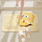 Cartoon Bathroom Mat: Diatomaceous earth absorbent foot mat, non-slip and thickened carpet - Image 4