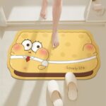 Cartoon Bathroom Mat: Diatomaceous earth absorbent foot mat, non-slip and thickened carpet - Image 2