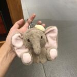 Adorable Big-Eared Elephant Plush Keychain – Cute Cartoon Bag Charm & Gift - Image 4