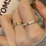 Colorful North Star Zircon Enamel Ring – Light Luxury INS Style for Women - Image 8
