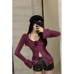 Fatal Attraction Halter Cami & Knit Cardigan Two-Piece Set  Tops - Image 6