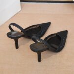 Elegant Rhinestone Pointed Toe Slingback Heels - Image 9