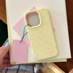 INS Heart Liquid Silicone and Hard Phone Case - Simple Couple Design for Apple Phones - Image 8
