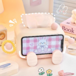 GZP Cute Cartoon Tissue Box – Decorative Cream Style Paper Towel Holder for Desk or Living Room - Image 2