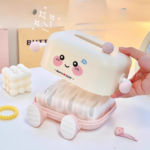 GZP Cute Cartoon Tissue Box – Decorative Cream Style Paper Towel Holder for Desk or Living Room - Image 3