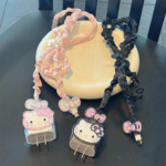 Hello Kitty Cable Protector with carry bag – Cute Charger Head Cover, Anti-Break Design - Image 3