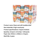 3-Ply Pocket Tissue Pack - Portable Wet Wipes & Facial Tissue, Small Travel Size, Convenient Handkerchief Paper for On-the-Go - Image 2