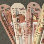 Capybara Automatic Pencil – Cute 0.5mm Student Press-Style Pencil Set - Image 2