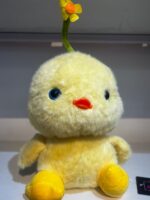 Cute Yellow Chick Plush Toy with Flower Accent - Soft & Cuddly Stuffed Animal - Image 3