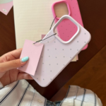 INS Heart Liquid Silicone and Hard Phone Case - Simple Couple Design for Apple Phones - Image 10