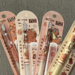 Capybara Automatic Pencil – Cute 0.5mm Student Press-Style Pencil Set - Image 3