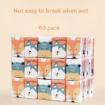 3-Ply Pocket Tissue Pack - Portable Wet Wipes & Facial Tissue, Small Travel Size, Convenient Handkerchief Paper for On-the-Go - Image 3