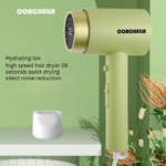 Authentic German 800W Hair Dryer - Fast Drying, Negative Ion Technology, Quiet & Hair Care for Dorm Use - Image 3