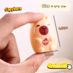 Bucket Capibara Mini Pencil Sharpener Cartoon Cute 3D Pencil Sharpener Student Use Plastic Pencil Sharpener Foreign Trade - Image 4