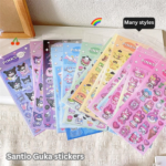 Cartoon cute laser stickers 3D handbook student card stickers expansion style three-dimensional stickers material ins style - Image 4