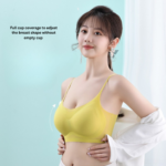 Cloud-Feel Seamless Sports Bra – Thin One-Piece Fixed Cup Wireless Bra for Small Chest Women - Image 4