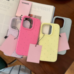 INS Heart Liquid Silicone and Hard Phone Case - Simple Couple Design for Apple Phones - Image 11