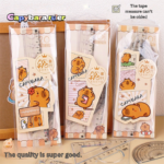 Capybara soft ruler student special plastic ruler triangle ruler protractor ruler four-piece set 20cm - Image 6