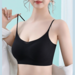 Cloud-Feel Seamless Sports Bra – Thin One-Piece Fixed Cup Wireless Bra for Small Chest Women - Image 6