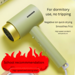 Authentic German 800W Hair Dryer - Fast Drying, Negative Ion Technology, Quiet & Hair Care for Dorm Use - Image 6