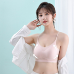 Cloud-Feel Seamless Sports Bra – Thin One-Piece Fixed Cup Wireless Bra for Small Chest Women - Image 7