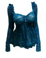 Elegant Square Neck Lace Top – Slim Fit Sexy Women’s Autumn Lace Blouse - Image 8