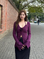 Fatal Attraction Halter Cami & Knit Cardigan Two-Piece Set  Tops - Image 11