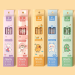 Cute Cartoon HB Pencils Box Set for Kids – Adorable Eraser Pencils for 1st & 2nd Graders, Perfect for School