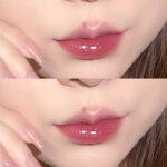 Cappuvini Dudu lip oil, transparent , moisturizingand hydrating lip gloss, fine shimmer, layered glass lip - Image 3