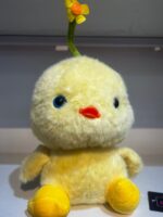 Cute Yellow Chick Plush Toy with Flower Accent - Soft & Cuddly Stuffed Animal - Image 2