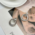 Baroque Metal No-Hole Ear Clips for Women | Exaggerated INS Style Round Hoop Earrings - Image 7