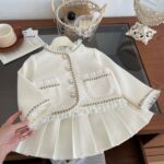 Girls Chanel-Style Two-Piece Set