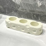 Bathroom Cream-Style Electric Toothbrush Holder – Punchless Toothpaste & Brush Storage Rack - Image 15