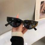 Cat Eye Slim Frame High-End Street Photography Sunglasses for Women - Image 8