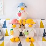 Bag Cap Duck Soft Toy | Plush Duck Toy with Bag and Cap Design - Image 3
