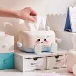 GZP Cute Cartoon Tissue Box – Decorative Cream Style Paper Towel Holder for Desk or Living Room - Image 7