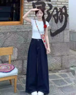 High Waist Wide Leg Jeans for Women - Image 2