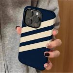 Minimal Striped Protective Phone Case for iPhone 17 Pro Max 16 15 Pro 14 13 12 - Image 4