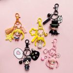 Cute Sailor Moon Keychain – Korean INS Style Girly Car Keychain for Couples - Image 14