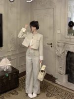 French Chic Suit for Women: High-End Jacket & Wide-Leg Trousers Set - Image 5