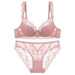 Plus Size Ultra-Thin Lace Minimizing Bra Set – Sexy French Style Lingerie - Image 15