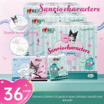 Heartfelt x Sanrio Collaboration Pocket Tissue - Cute Cartoon Printed Mini Travel Pack, Portable Handkerchief Tissue for On-the-Go - Image 3