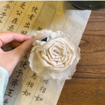 Camellia Flower Claw Clip – Elegant Hair Clip for Half-Up Styles - Image 13