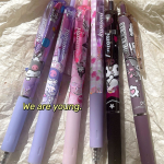 Kuromi Sanrio Click Pen – 0.5mm Quick-Drying Gel Pen for Students - Image 10