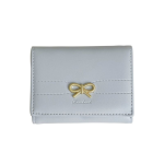 French Style Bow Wallet for Women – Small, Minimalist Bifold Card and Coin Purse - Image 11