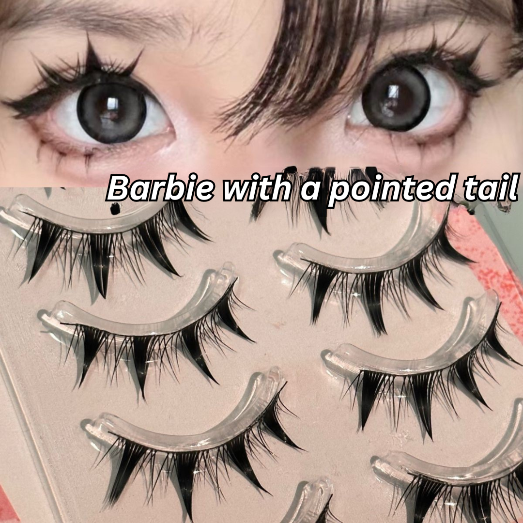 10_e7321dfb-bade-442e-8772-8e192bf2cbc2 Big Eye Cat, Manga Barbie False Eyelashes -Segmented & Easy-to-Use for Beginners - Image 1